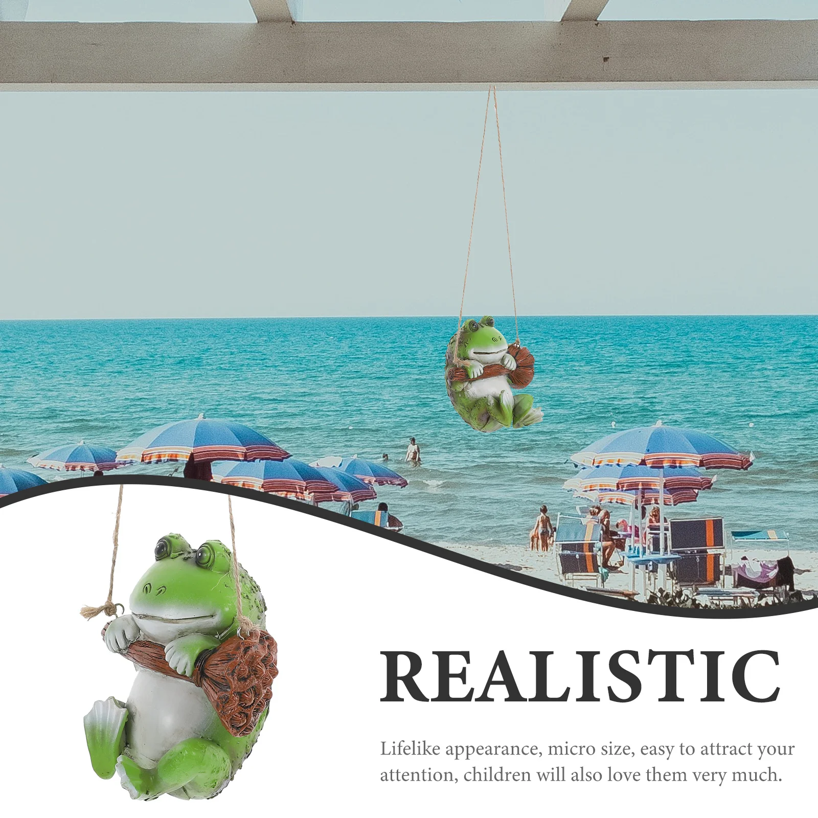 

Frog Garden Decor Statue Decoration Climbing Ornament Animal Statues Outdoor Ornaments