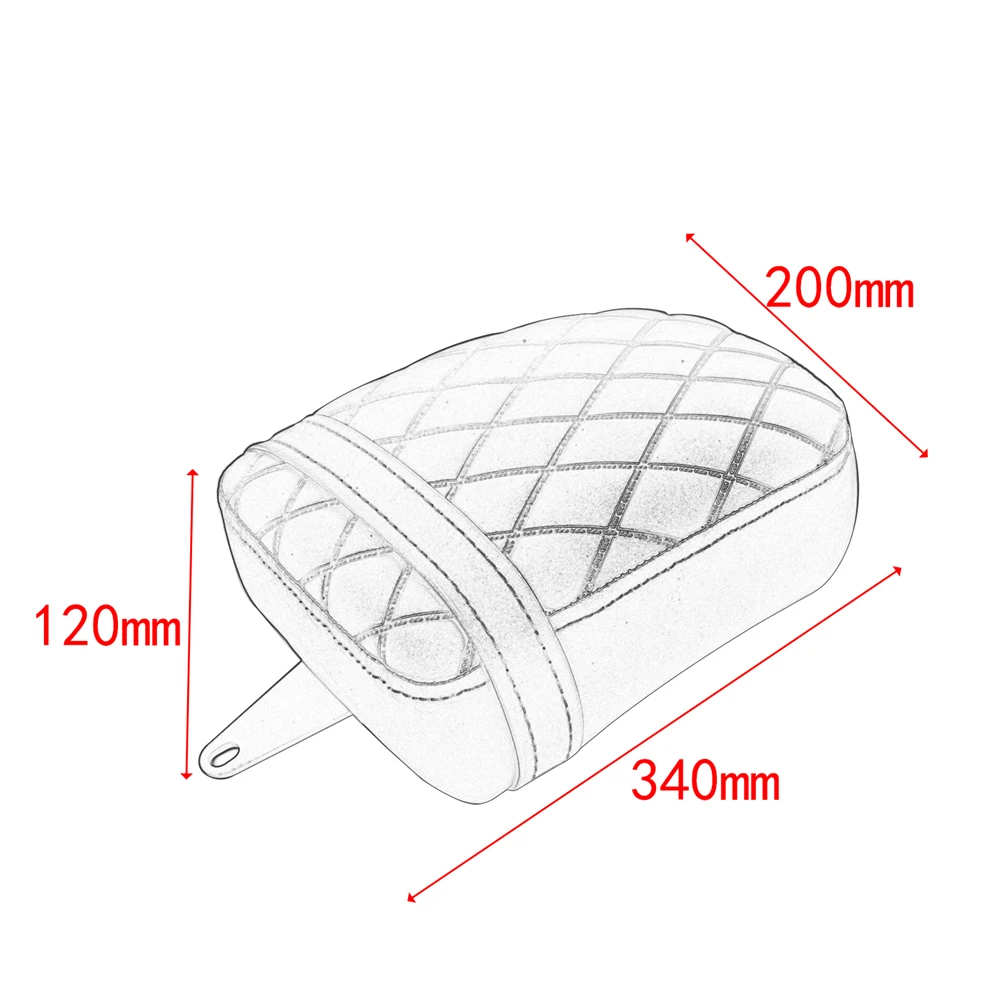 CMX1100 CM1100 وسادة المقعد الخلفي لهوندا المتمردين CM CMX 1100 2021-2024 2023 2022 دراجة نارية الركاب غطاء مراتب مضاد للماء عالي الجودة الملحقات