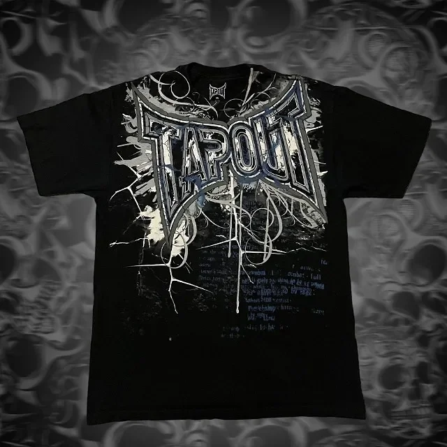 Tappet Gothic Style Sommer 3D-gedrucktes, großformatiges Herren-T-Shirt, schnelltrocknend und atmungsaktiv, geeignet für Outdoor-Aktivitäten. – Detail 6