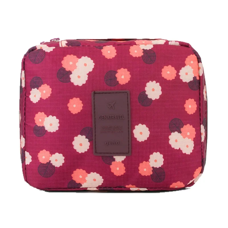 Flower Cloth Portable Travel Toilet Bag Women Cosmetic Bag Toiletries Organizer Waterproof Female Storage Make Up Cases