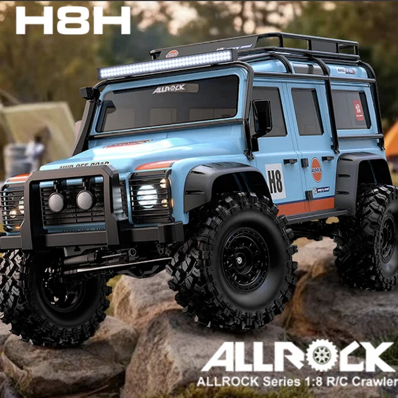 

Mjx H8h Rc Car Blue New Upgrade 1/8 Landrover Defender Remote Control Electric Mountain Bike Off-Road Vehicle Remote Control Toy
