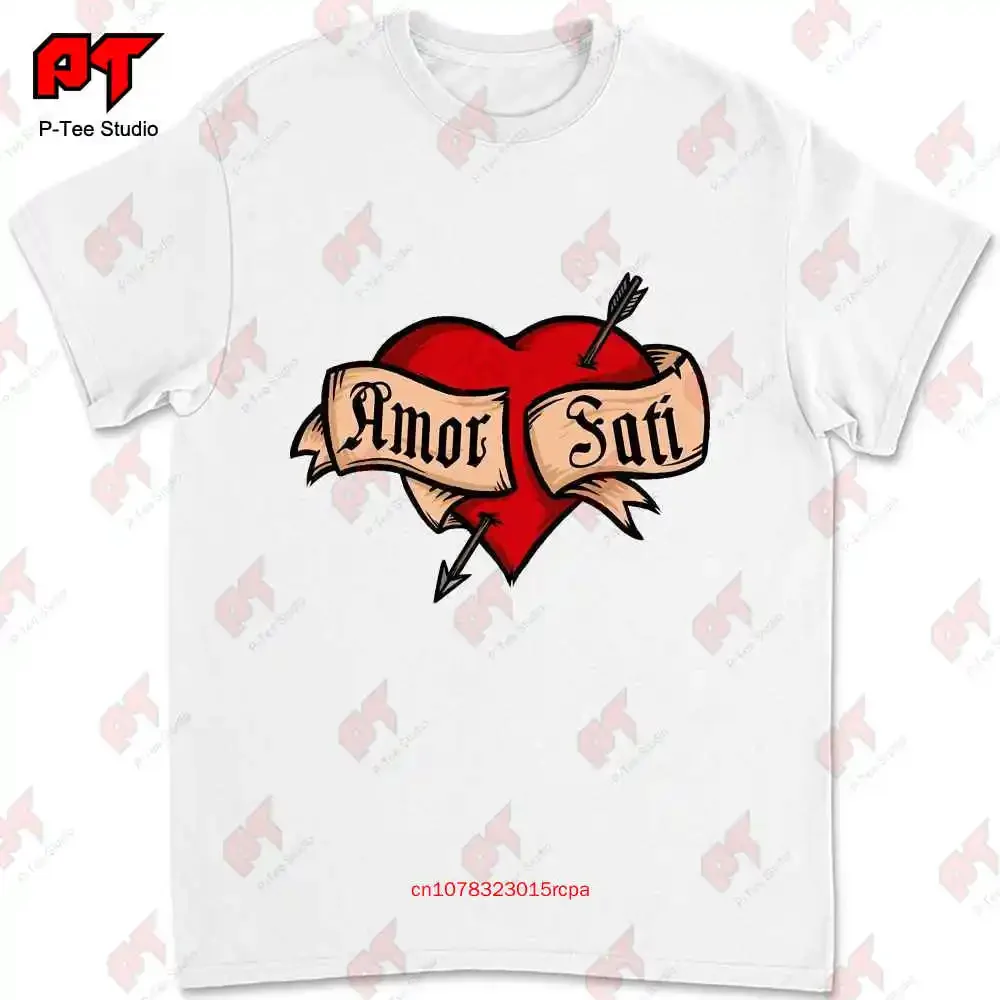 Amor Fati Heart T Shirt For Philosophers Stoics And VFK6