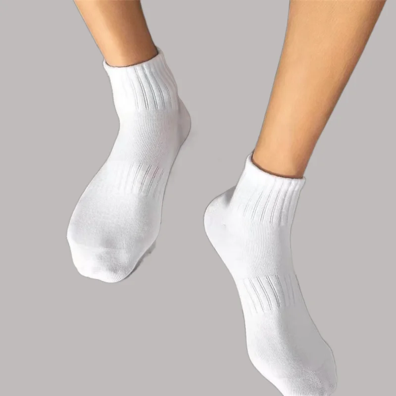 5/10/20 Pairs Fashion Mens High Quality 95% Cotton Breathable Short Socks Summer Thin Low Tube Socks Women Anti Odor Ankle Socks