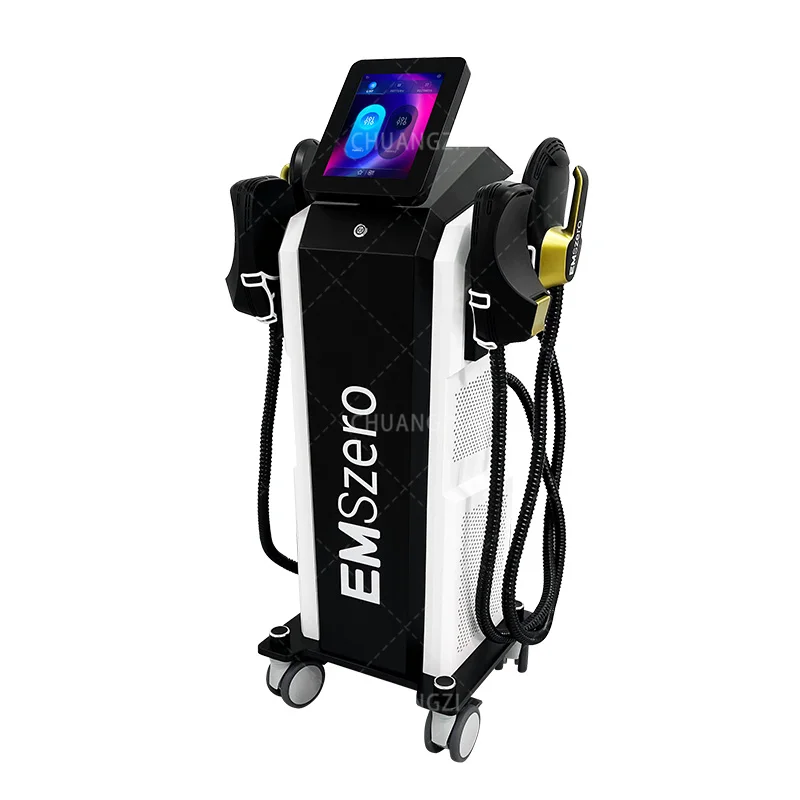 Professional EMSzero EMS Body Sculpt Machine Muscle Stimulator Fat Burning Shaping 5 Handles With Pelvic Floor Cushion