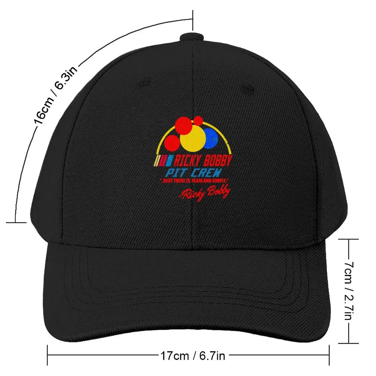 Vintage Ricky Bobby - Pit Crew - Best There Is, Plain and Simple - Superior Graphics Classic T Baseball Cap