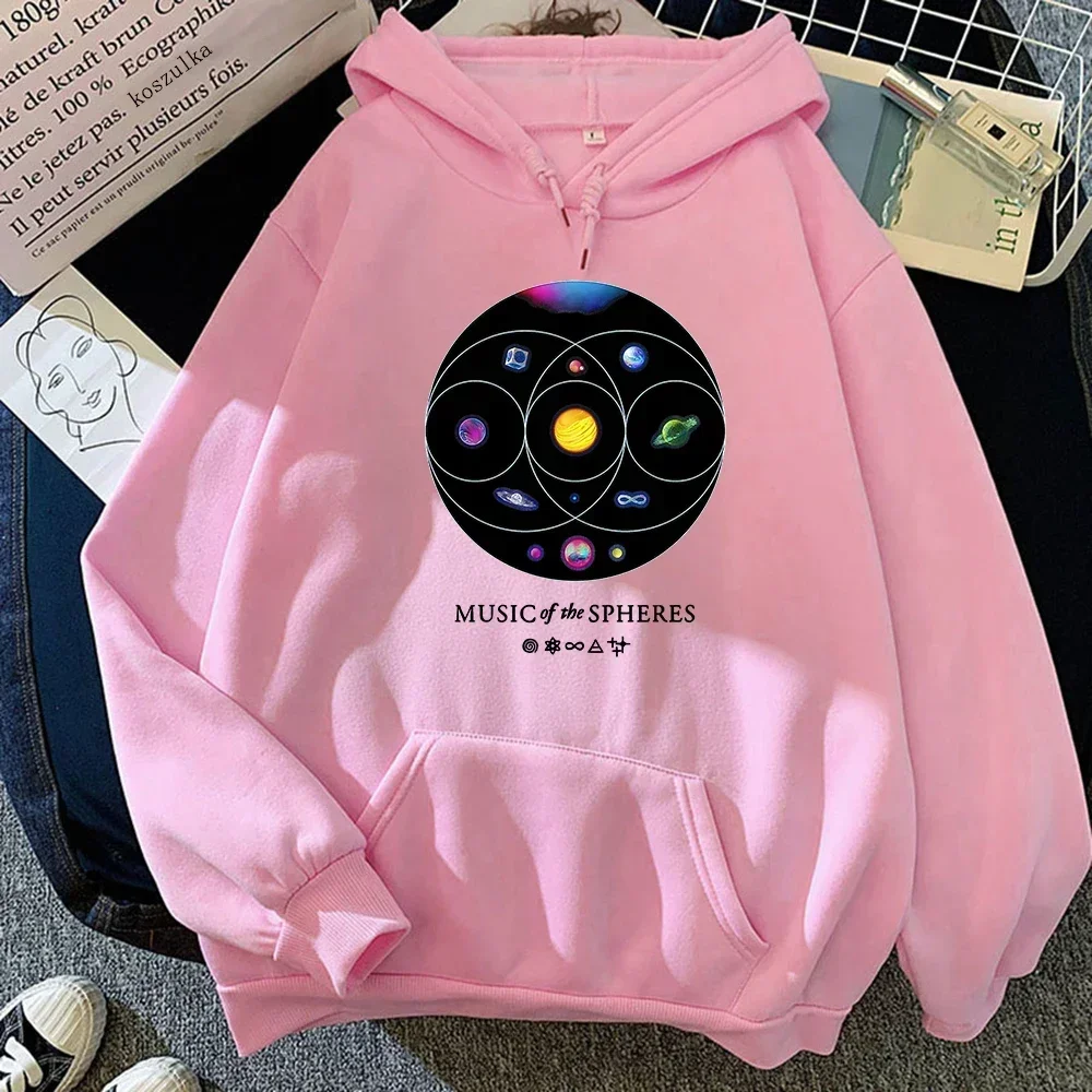 2024 Coldplay The Spheres Hoodies I Will Try To Fix You Print Hoodie Autumn Hoodies Classic Unisex Vintage Hooded Sweatshirts