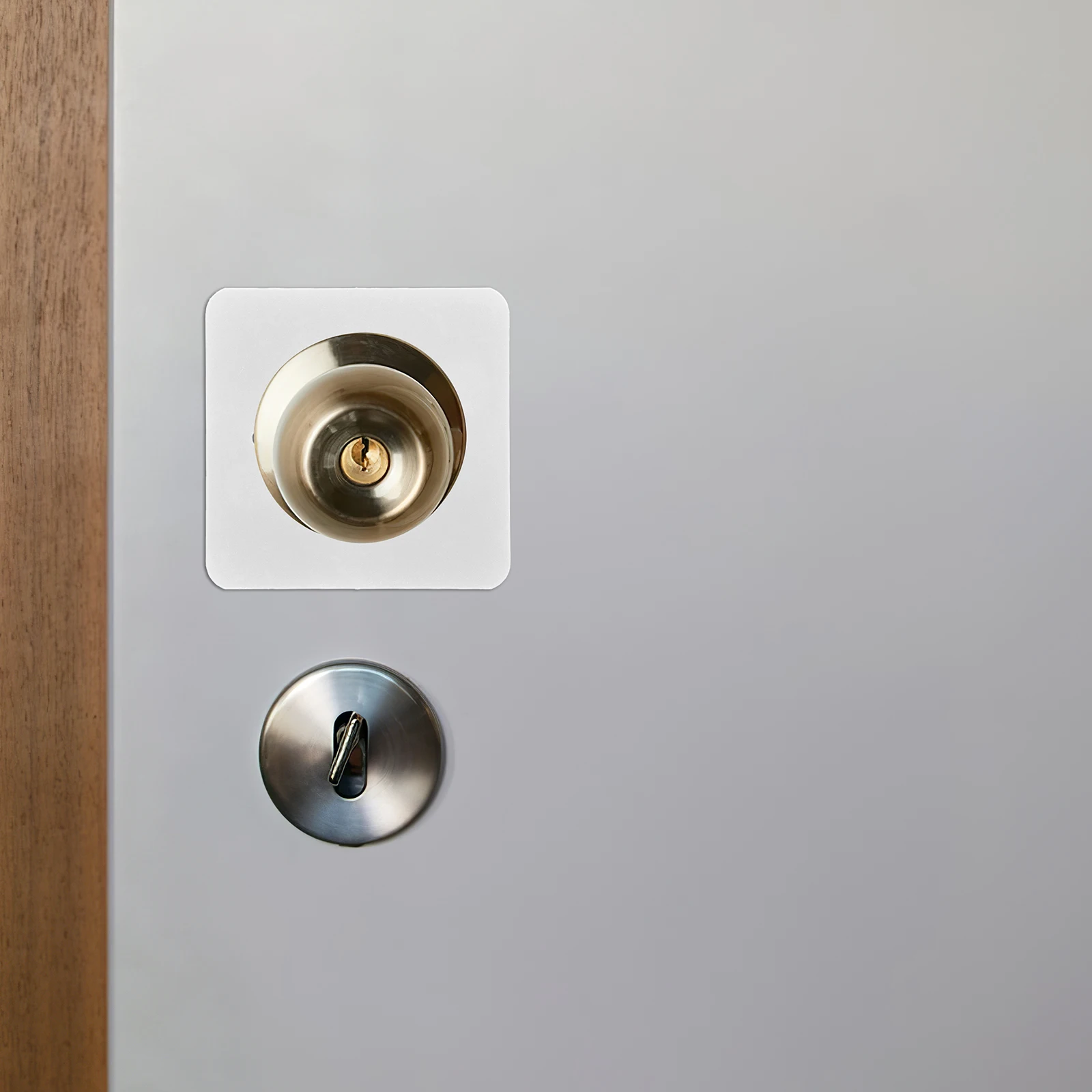 Ремонтная пластина дверной ручки, утолщенная нержавеющая сталь для усиления дверного замка спальни, фиксирующая крышка, наполнитель, задняя пластина, засов