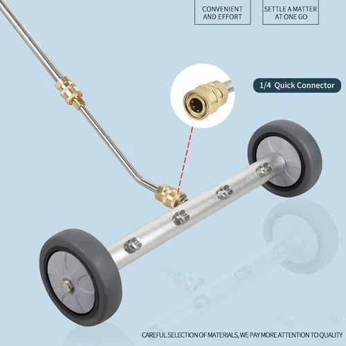 Imagen 2 del producto Limpiador de chasis, escoba de agua, lavado de Chasis de coche para Karcher/Parkside/Black Decker, lava la parte inferior de las boquillas de lavado del coche