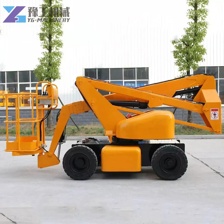 YG Best Selling Professional Folding Arm Spider Boom Lift Self Drive Articulating Lift