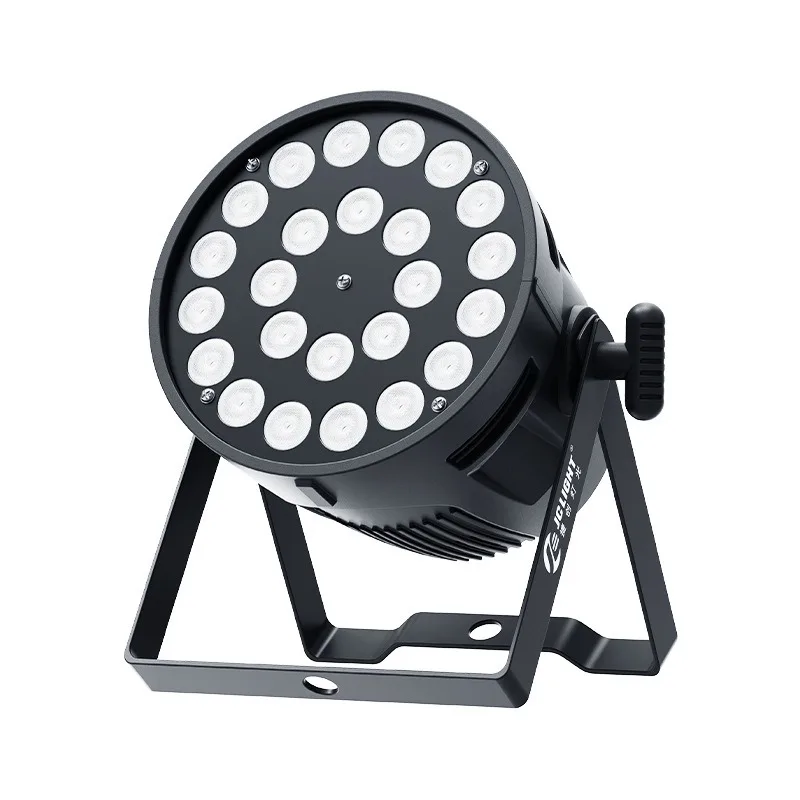 24pcs 10W RGBW 6in1 LED Par Light Full Color Stage Wash Light For Meeting Hall Ambient Lighting