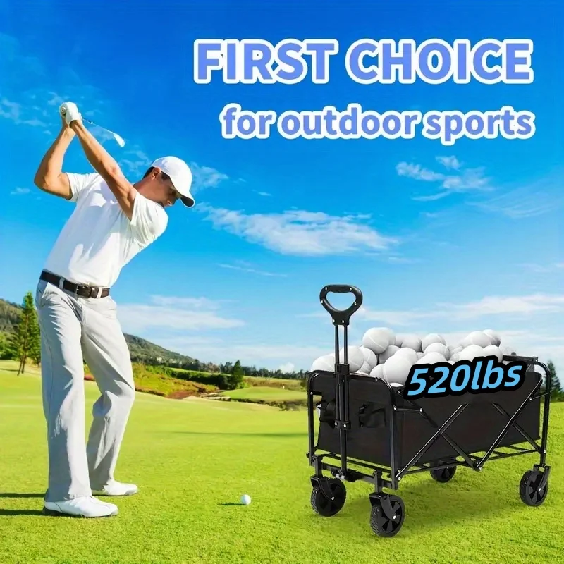 多機能ゴルフトロリー、ゴルフ場設備用折りたたみ式運搬カート、ゴルフ用品保管補助カート