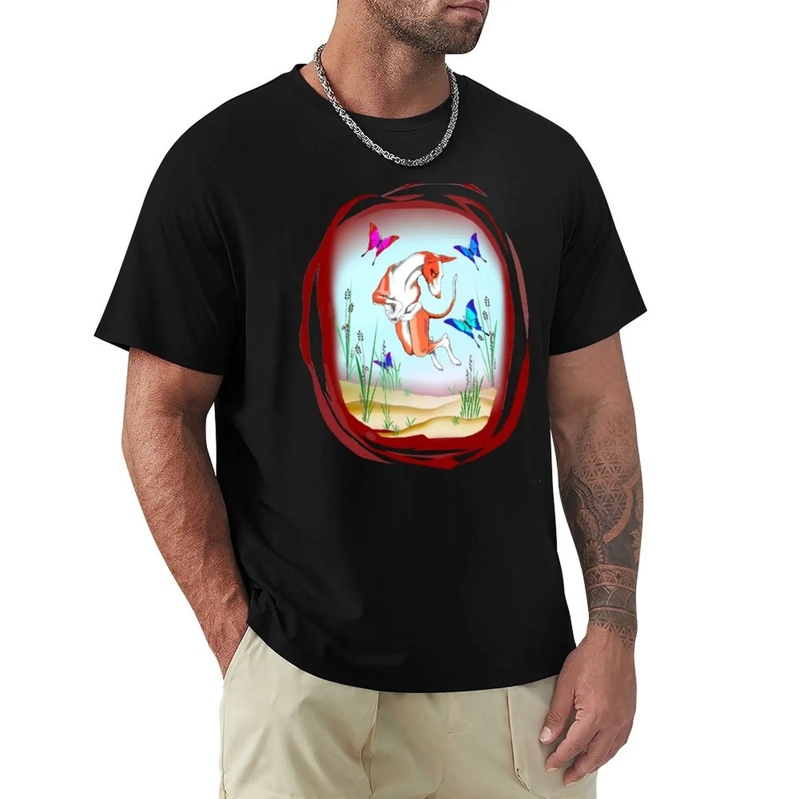 

IBIZAN HOUND FANTASY. T-Shirt customizeds Blouse workout shirts for men