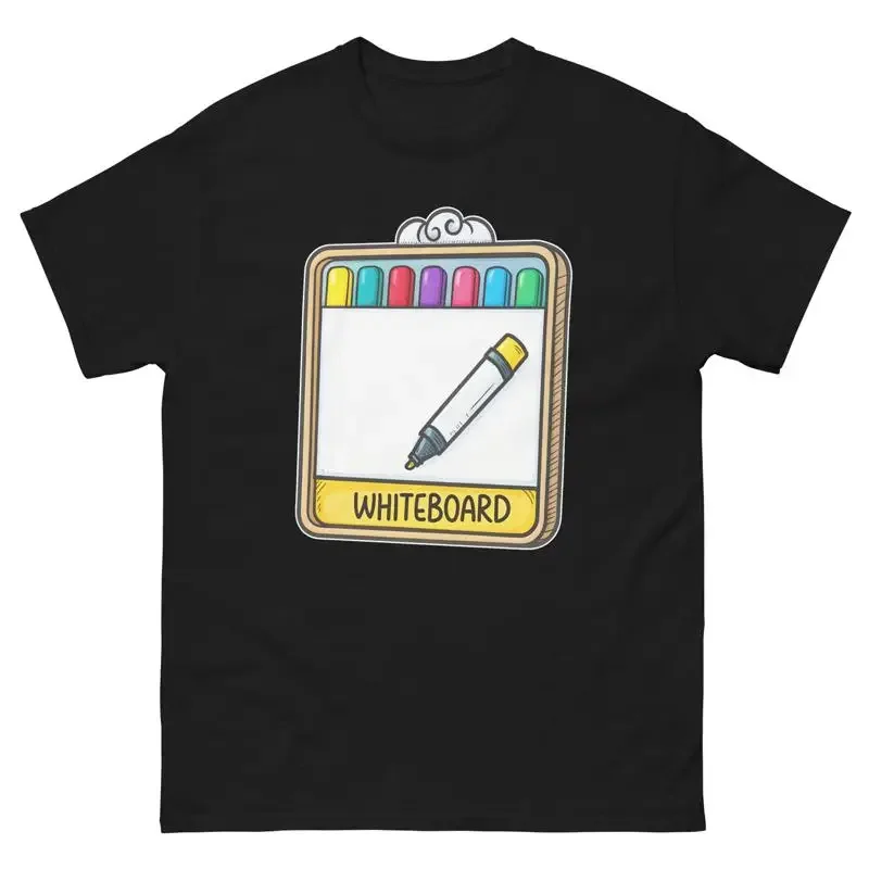 Whiteboard School Classroom Object Office Teacher T Shirt