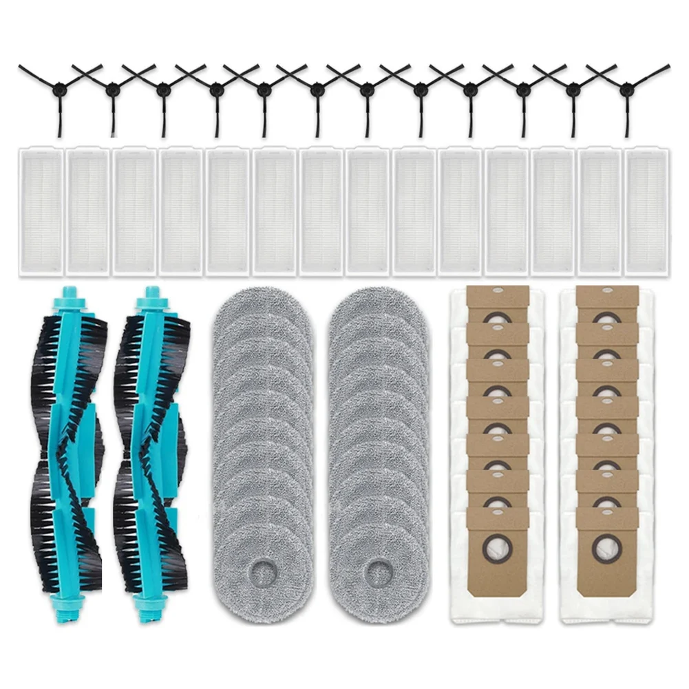 

Стабильный робот-пылесос Cecotec Conga 11090, детали для пылесоса, роликовая боковая щетка, фильтр Hepa, швабра, тряпка, мешки для пыли