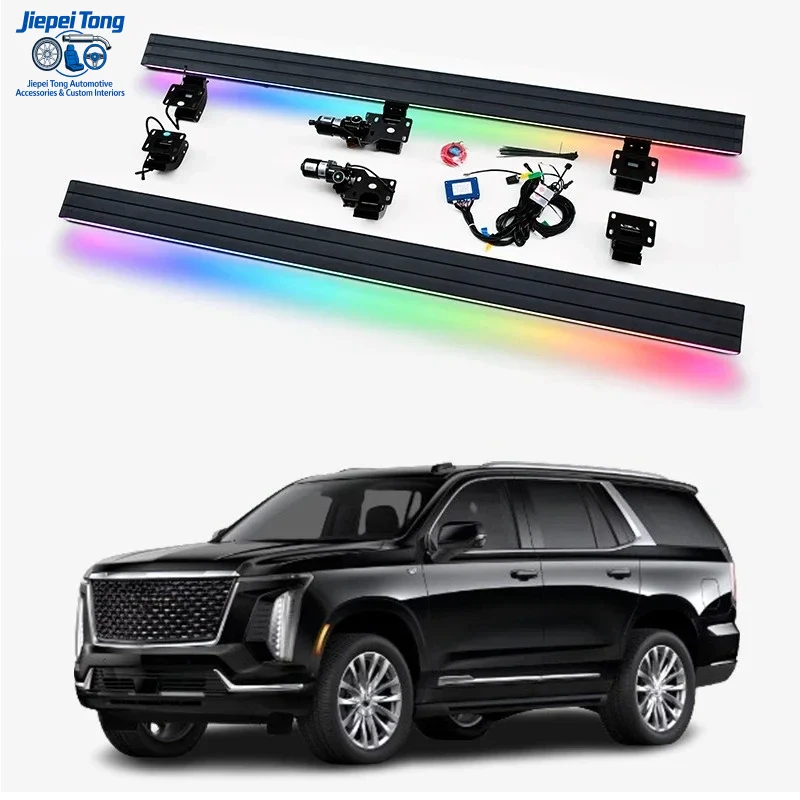 

Автоматические электрические неоновые светодиодные подножки для Cadillac Escalade 2021-2025