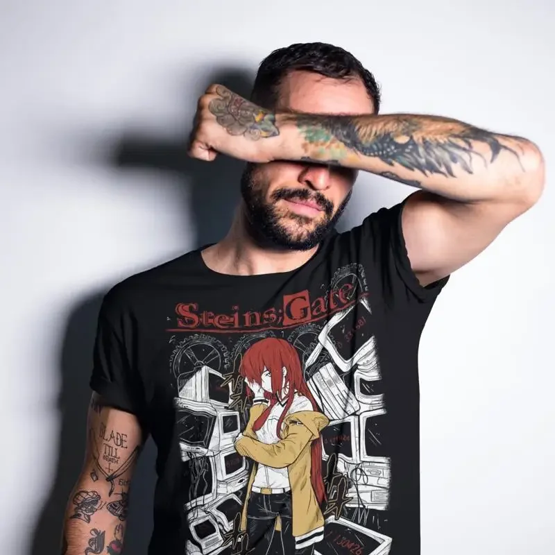 Steins Gate Makise Kurisu T Shirt Anime Manga Okabe