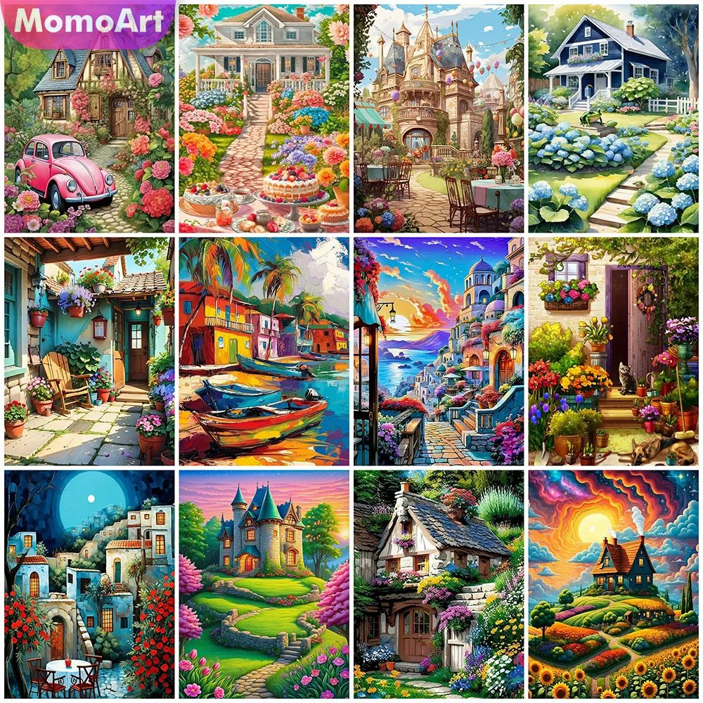 Momoart voller Diamant Mosaik Kaninchen Tier Bild Strass steine Malerei Pfingstrose Blume Neuankömmling Stickerei Kind Geschenk