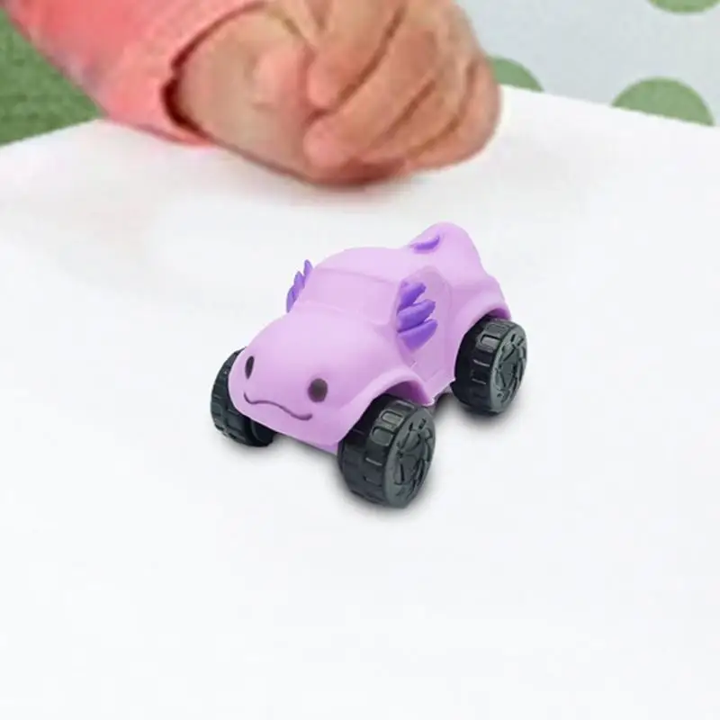 Kids Mochi Car Toys Cute Stretchable Car TPR Inertial Wheeled Sand Sliding Car Mochi Car Party Favors Stress Reliever Toys Cars