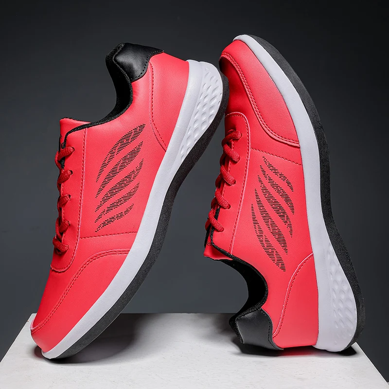 Homens andando sapato moda casual tênis antiderrapante homem calçado de couro do plutônio melhores sapatos para hiit e peso zapatillas niño sapatos