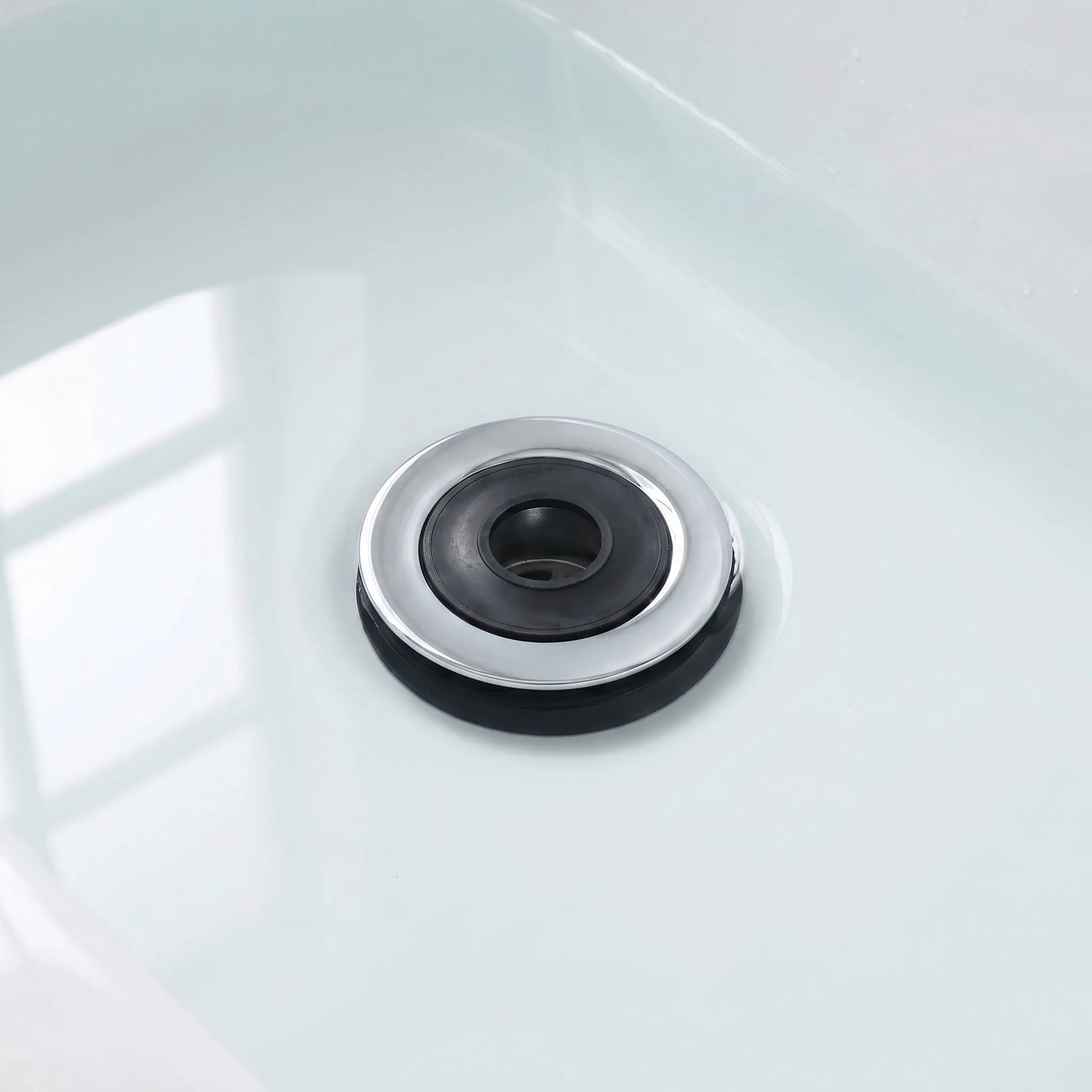 Bathtub Stopper Rubber Gasket Seals 5 Pack Drain Replacement Washers with Overflow Retainer Clips