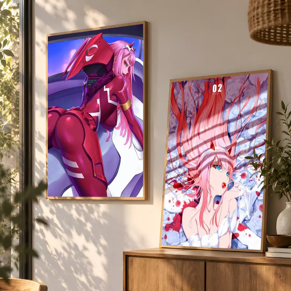 The Franxx Z-Zero Two Poster Wall Art Home Decor Living Room Bedroom Office Dorm Apartment Gift