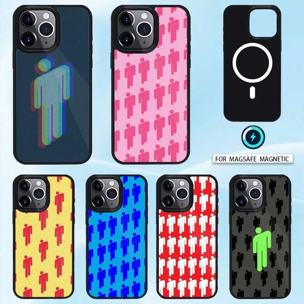 

Fashion Hit Me Phone Case Magnetic For iPhone16 15 14 13 12 Pro Max For Magsafe Wireless Charging Cover