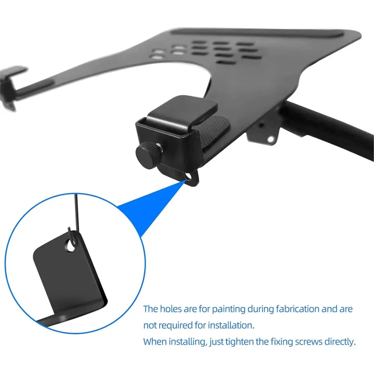 

Monitor Arm Laptop Tray Holder Bracket Tablet 10-16 Inch 75 mm and 100 mm Mounting Plate with Sliding Pad