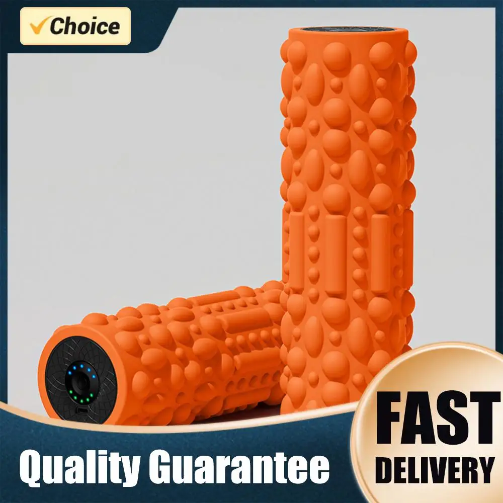 

Electric Vibrating Foam Roller Yoga Column Rechargeable Muscle Roller 5 Modes Tissue Massager for Bodybuilding