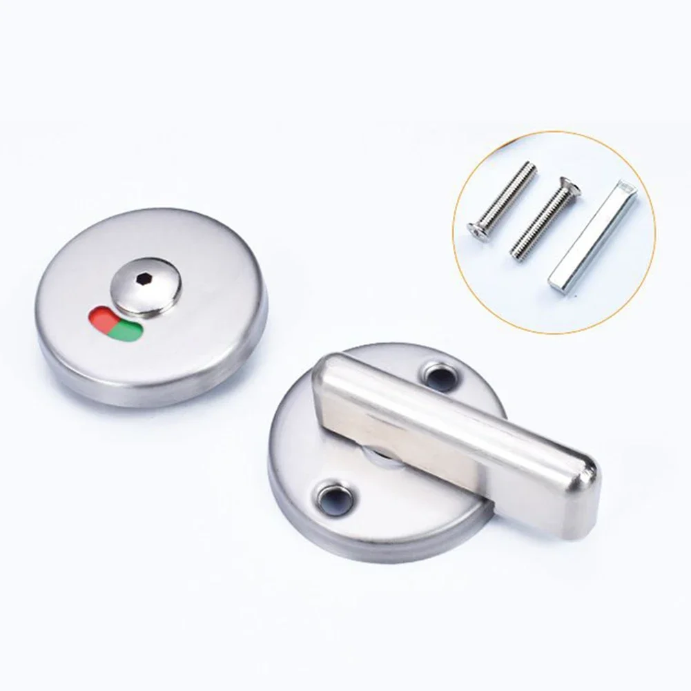 1pc Indicator Door Lock For Airport Station Hospital Shopping Mall Public Toilets Bathroom WC Partition/bulkhead Door Lock