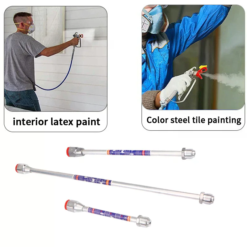 Sprayer Extension Rod Portable Universal Replacement Spare Part Airless Paint Sprayer Spray Pole Spray Tip Painting Wands Paint