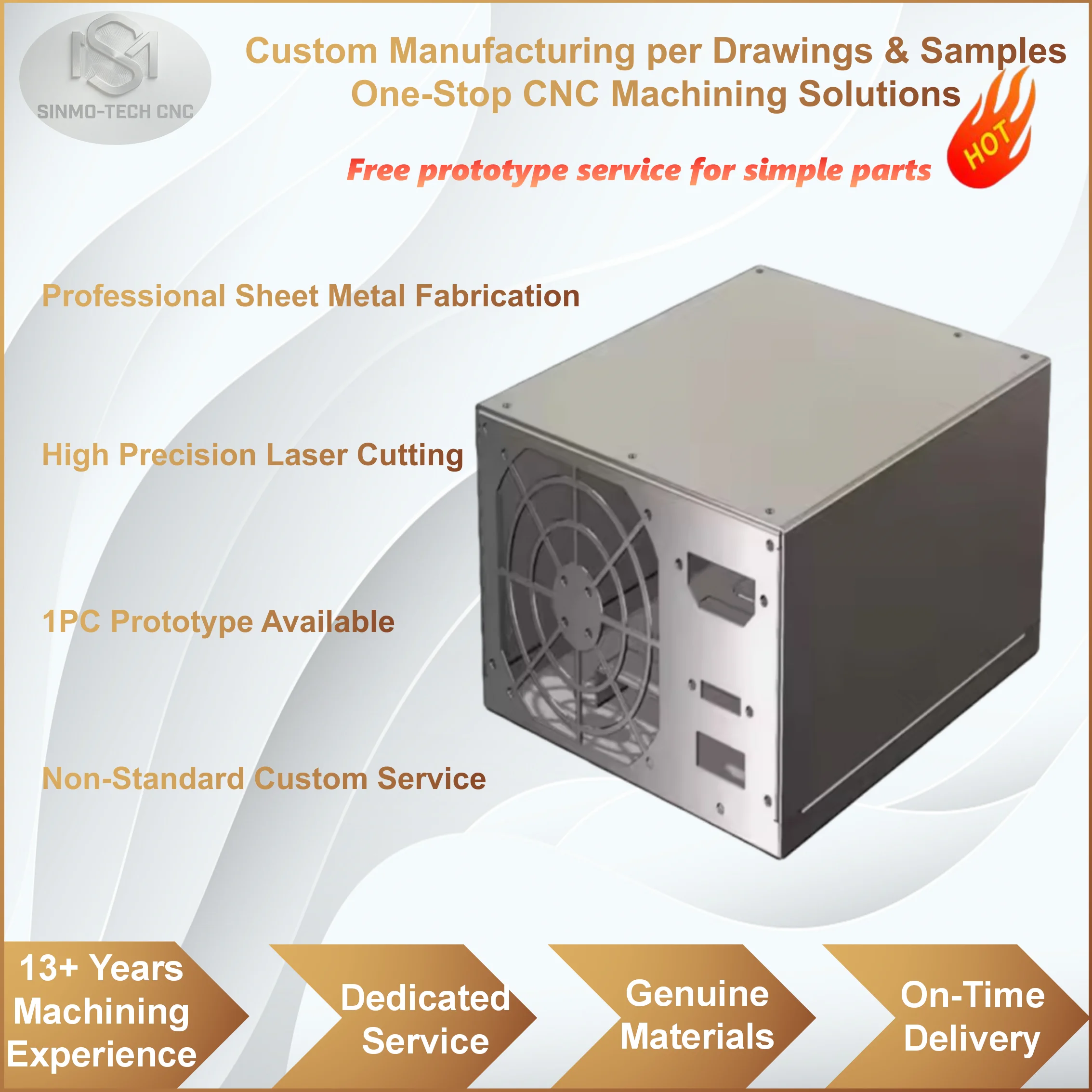 Stainless Steel Aluminum Sheet Metal Custom Processing Laser Cutting Bending Industrial Mechanical Components