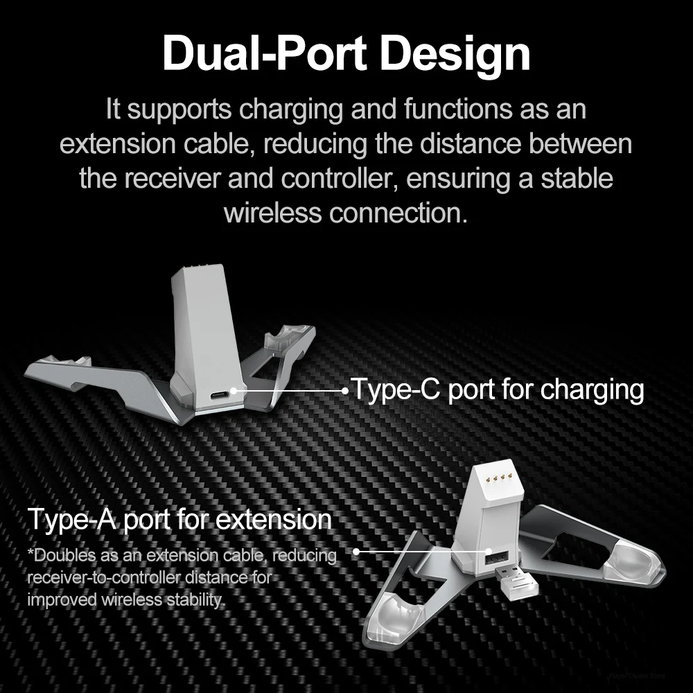 GameSir Charging Dock For Cyclone 2 Wireless Controle Original Station  Accessories Stylish Display Stand RGB Indicator Light