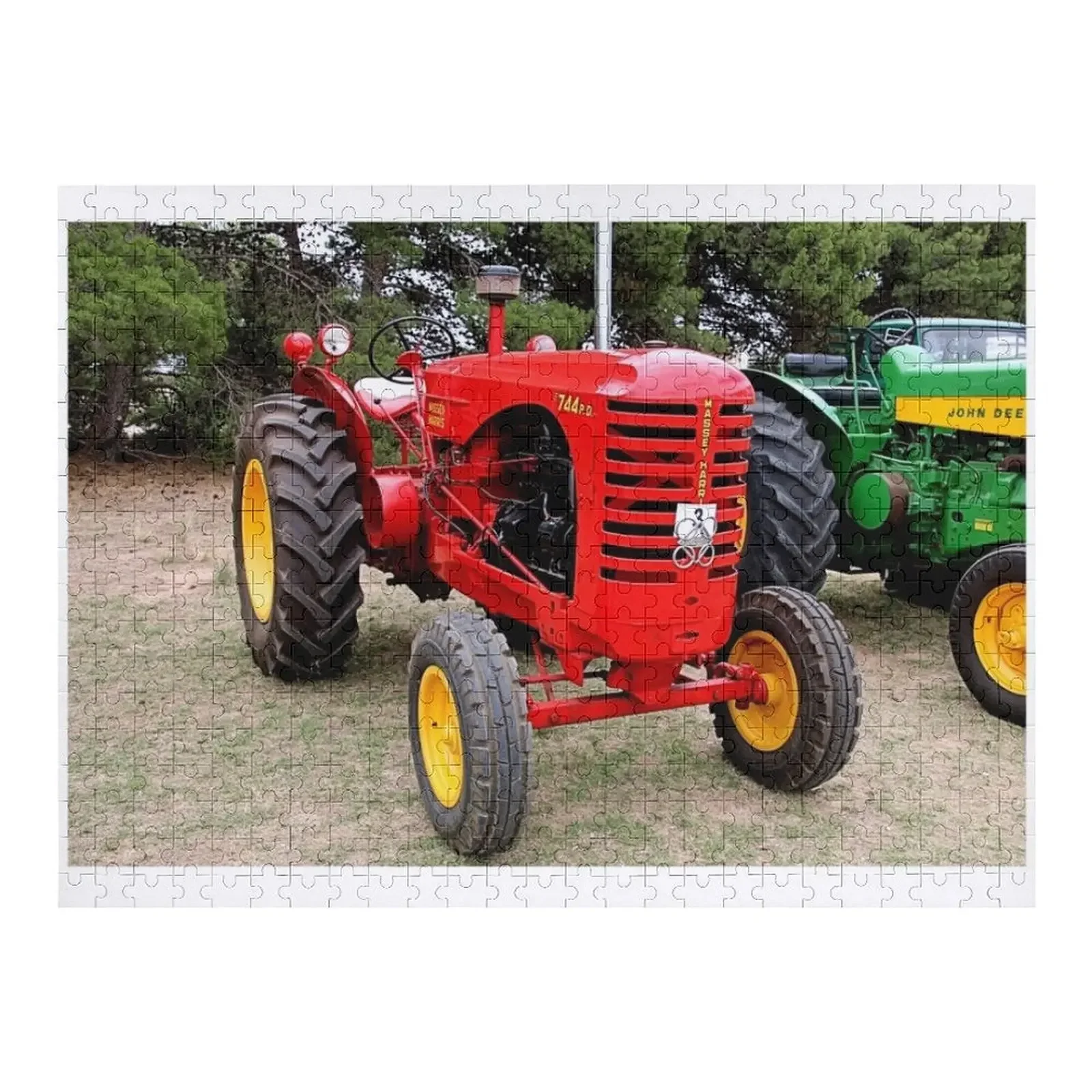 

Old red tractor Jigsaw Puzzle Personalized Toy With Photo Woodens For Adults Puzzle