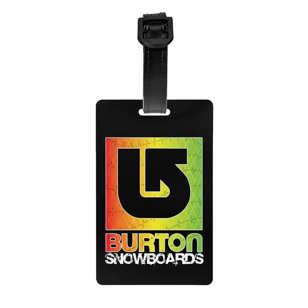 

Burtons Arrow Logo Snowboards Luggage Tag for Travel Suitcase Privacy Cover ID Label