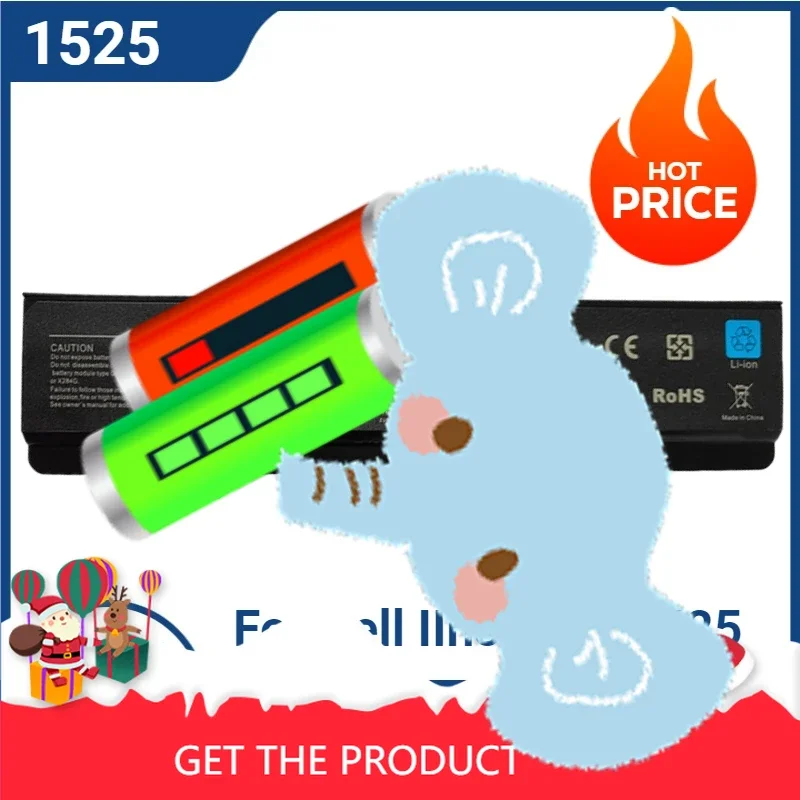 

Laptop Battery For Dell IInspiron 1525 1526 1545 1546 1440 1750 0RU586 0RW240 0UK716 0WK371 0WK379 0WK380 0WK381 0WP193