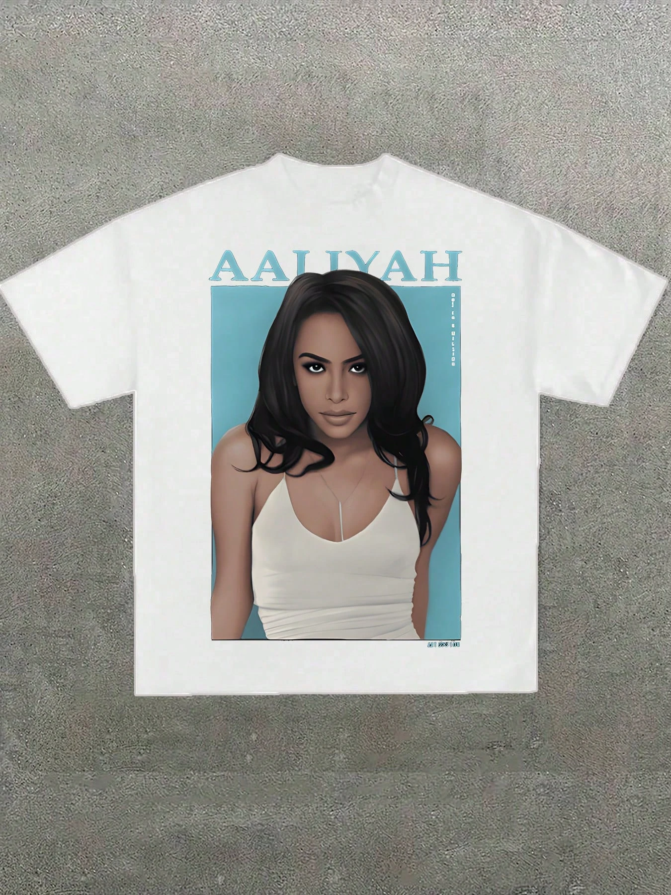 

AaliYah-Camiseta Женская модная летняя футболка с круглым вырезом и коротким рукавом