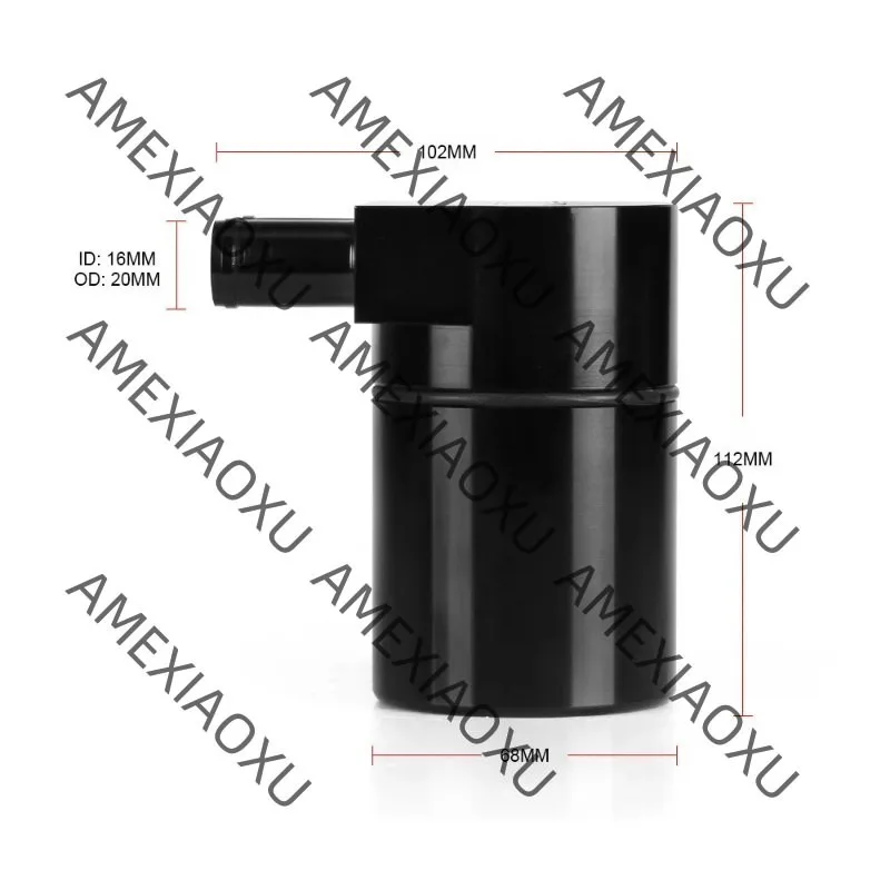 Baffle Oil Catch Can Tank With Radiator Silicone Hose for BMW F30 F32 F36 320i 328i N26 Engine