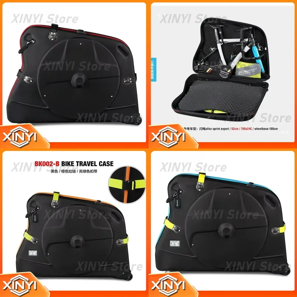 Upgraded Thickened EVA Hard Shell Bicycle Cargo Box for Loading Car Bag for Mountain Bike Road Bike Cycling Transport Storage