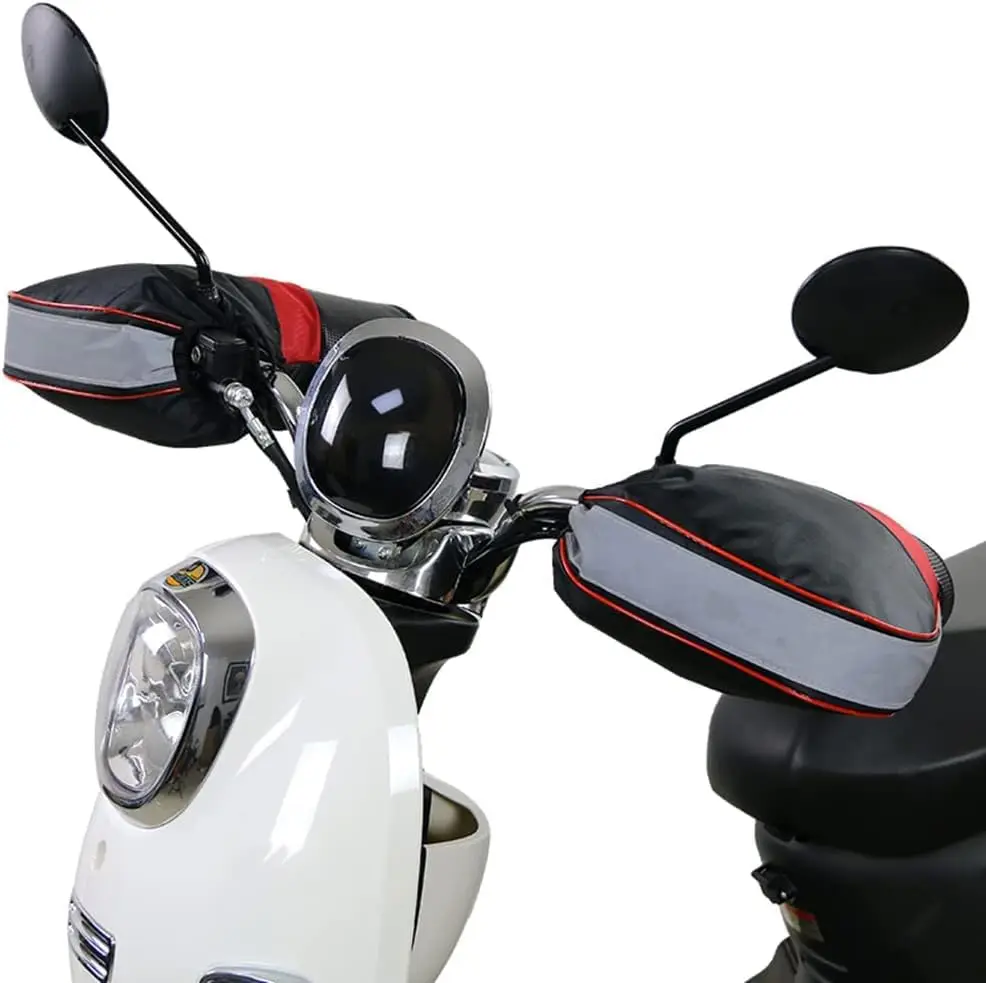 

Universal Motorcycle Handlebar Gloves Muffs Protective Thick Warm Rainproof Winter Warmer for Scooter Bike Cold Weather Cover