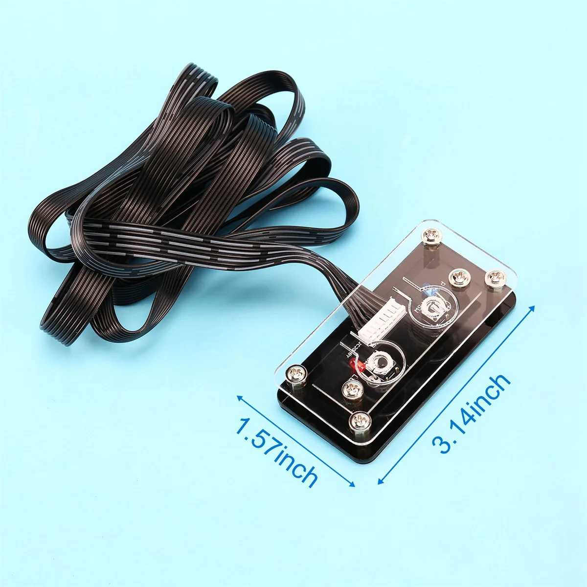 Desktop Computer Switch External Power Switch Power Button+Restart Button PC Case Power Supply Button