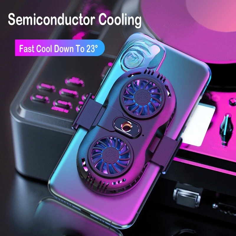OEM Replacement Mobile Phone Double Fan Radiator Holder Cooling Gamepad Gaming Cooler For phone