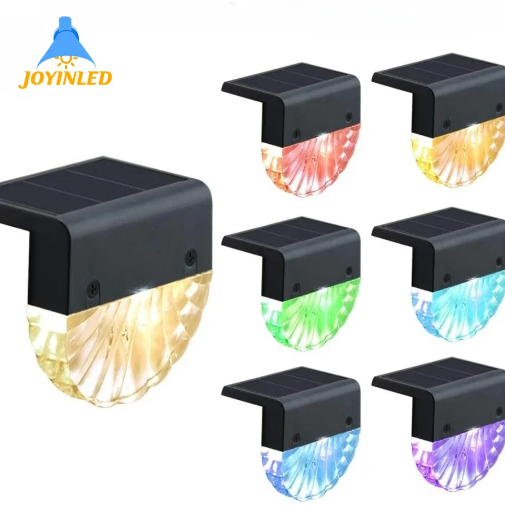 LED Solar RGB Seven Colours Warm White Staircase Lights Outdoor Garden Patio Decoration Steps Fence Hedge Wall Lights