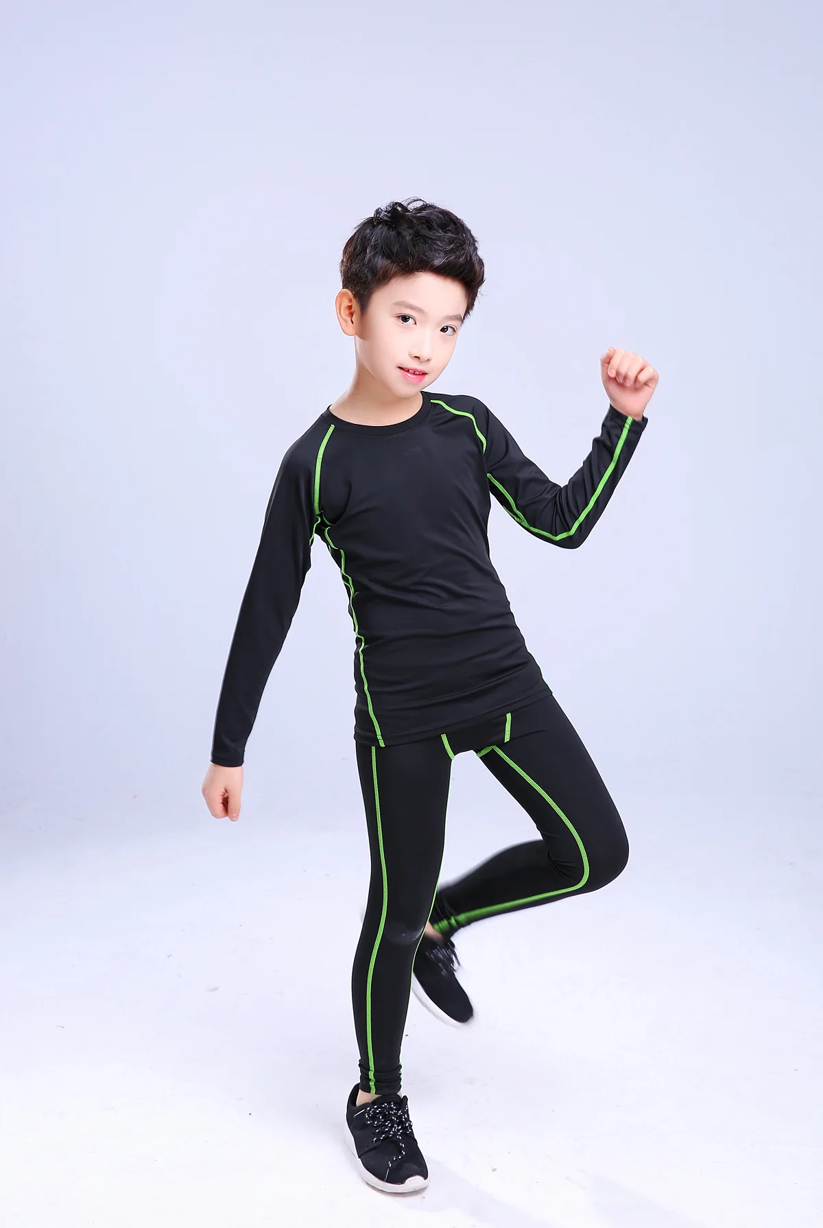 Winter Warm Thermal Underwear Set Children Boys Girls Plus Velvet Warm Thermal Underwear Long Sleeve Fitness Sportswear