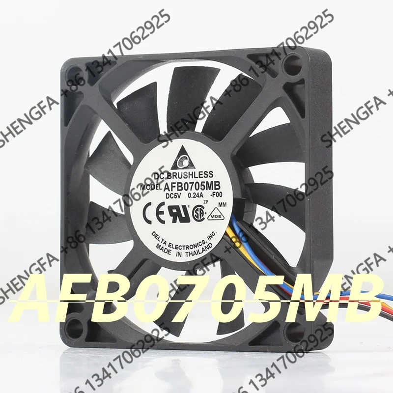 cooling fan AFB0705MB Delta 12V 24V 48V DC5V 0.24A AC EC 7010 70X70X10MM 7CM 4-wire silent USB graphics card Ultra-thin inverter