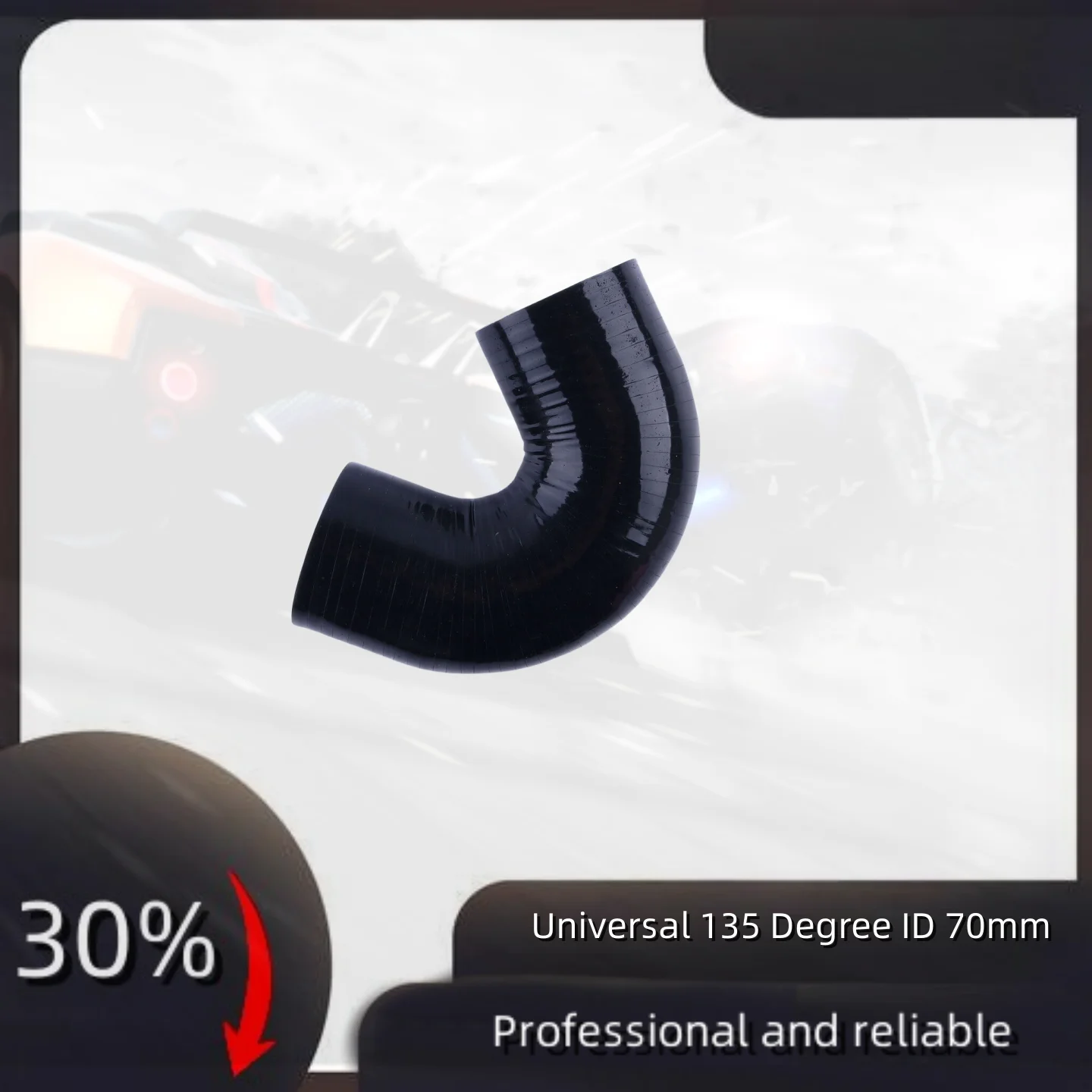 

Universal 135 Degree ID 70mm Elbow Silicone Hose For Coupler Reducer Engine Turbo Coolant Intercooler Radiator Intake Piping