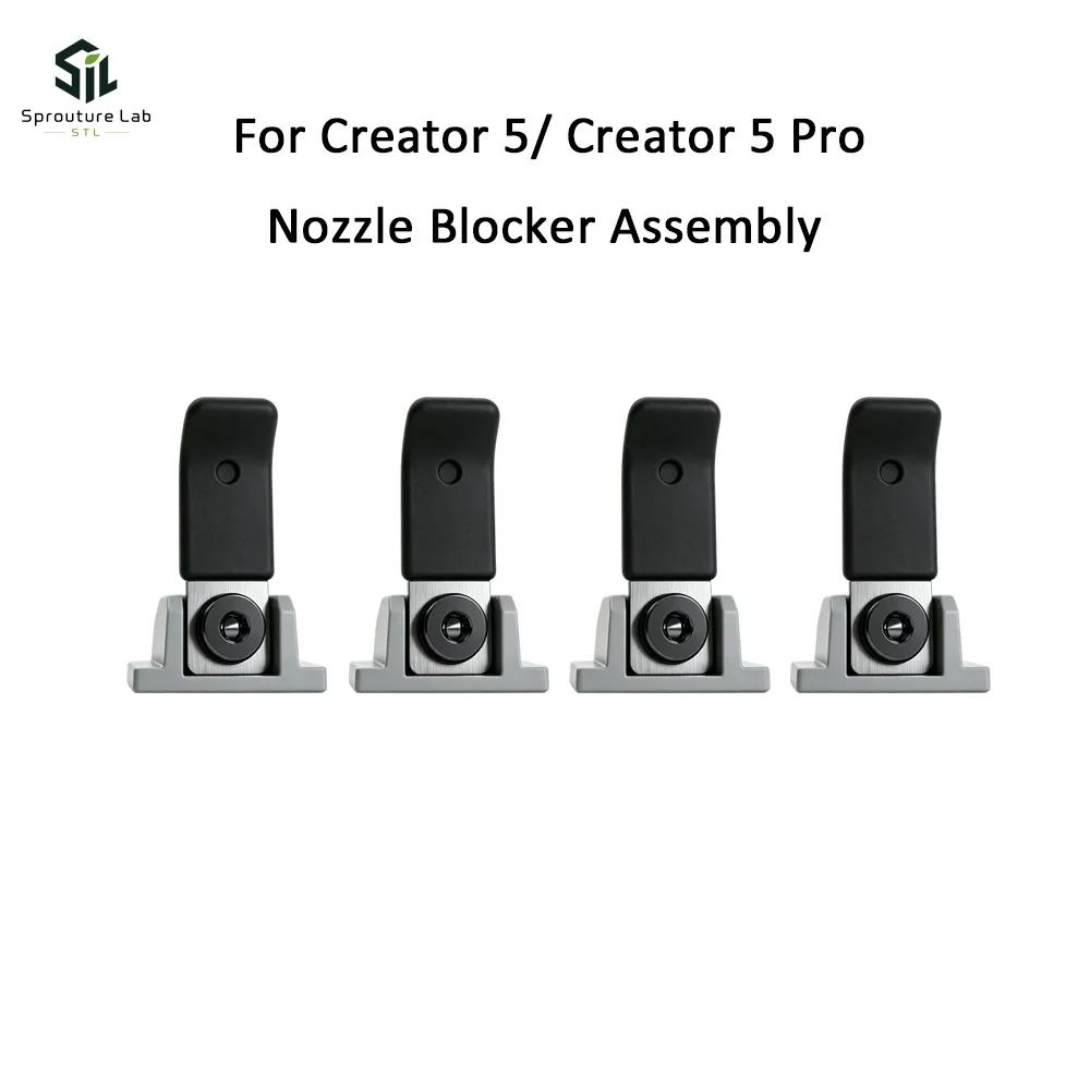Blade Wiper For Flashforge Creator 5 Creator 5 Pro Nozzle Blocker Assembly Plug Seat  3D Printer Parts