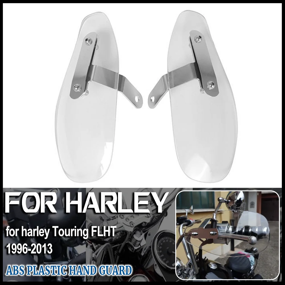 

Universal ABS Plastic Hand Guard Cold Wind Deflector Shield Hand Protector Falling Protection For Harley Touring FLHT 1996-2013