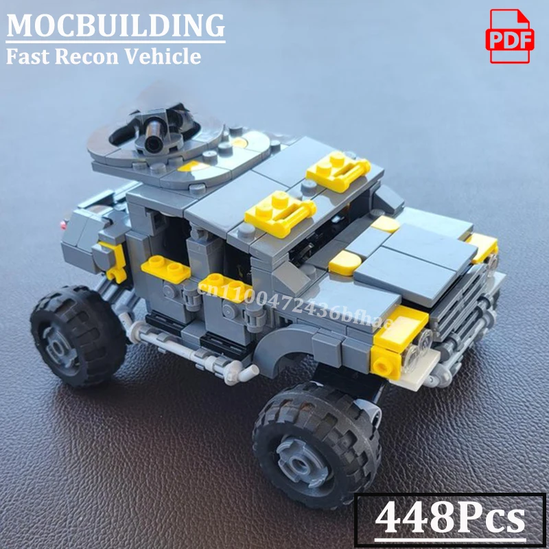 Fast Recon Vehicle Blocks Model MOCBUILDING Creative Game Car Bricks Helldiversed 2 Bricks Construction Bricks Toys Gift