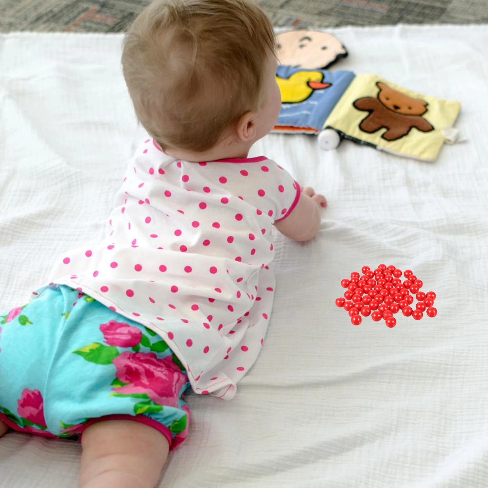 100 Uds bolas de plástico de colores 1 5cm de diámetro ayuda para contar probabilidad juguetes de aprendizaje bloques de construcción suministros de matemáticas