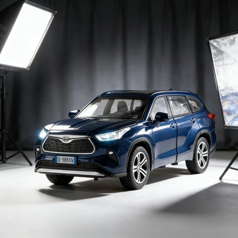 

Игрушечная модель внедорожника Highlander 1:32 из сплава, металлическая игрушка-подарок для детей